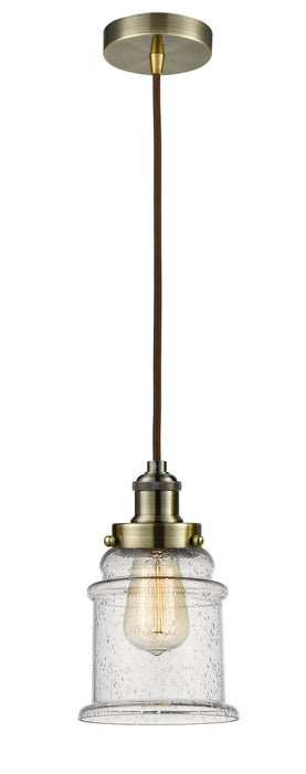 Innovations - 100AB-10BR-1H-AB-G184 - One Light Mini Pendant - Edison - Antique Brass