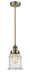 Innovations - 100AB-10CR-1H-AB-G184 - One Light Mini Pendant - Edison - Antique Brass