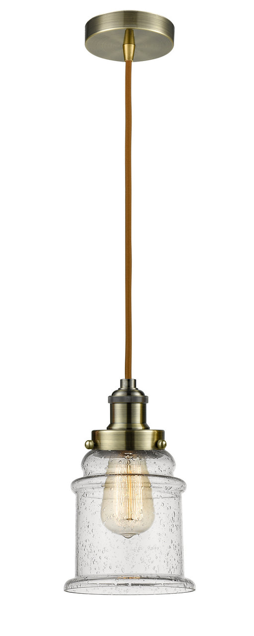 Innovations - 100AB-10CR-1H-AB-G184 - One Light Mini Pendant - Edison - Antique Brass