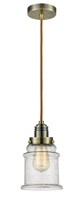 Innovations - 100AB-10CR-2H-AB-G184 - One Light Mini Pendant - Winchester - Antique Brass