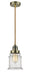 Innovations - 100AB-10CR-2H-AB-G184 - One Light Mini Pendant - Winchester - Antique Brass