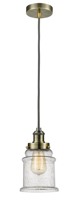 Innovations - 100AB-10GY-1H-AB-G184 - One Light Mini Pendant - Edison - Antique Brass