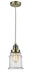 Innovations - 100AB-10RE-2H-AB-G184 - One Light Mini Pendant - Winchester - Antique Brass