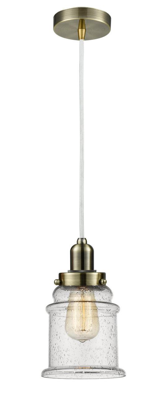 Innovations - 100AB-10W-0H-AB-G184 - One Light Mini Pendant - Whitney - Antique Brass