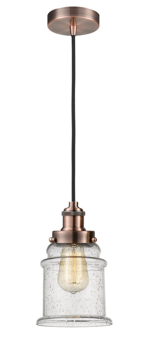 Innovations - 100AC-10BK-1H-AC-G184 - One Light Mini Pendant - Edison - Antique Copper