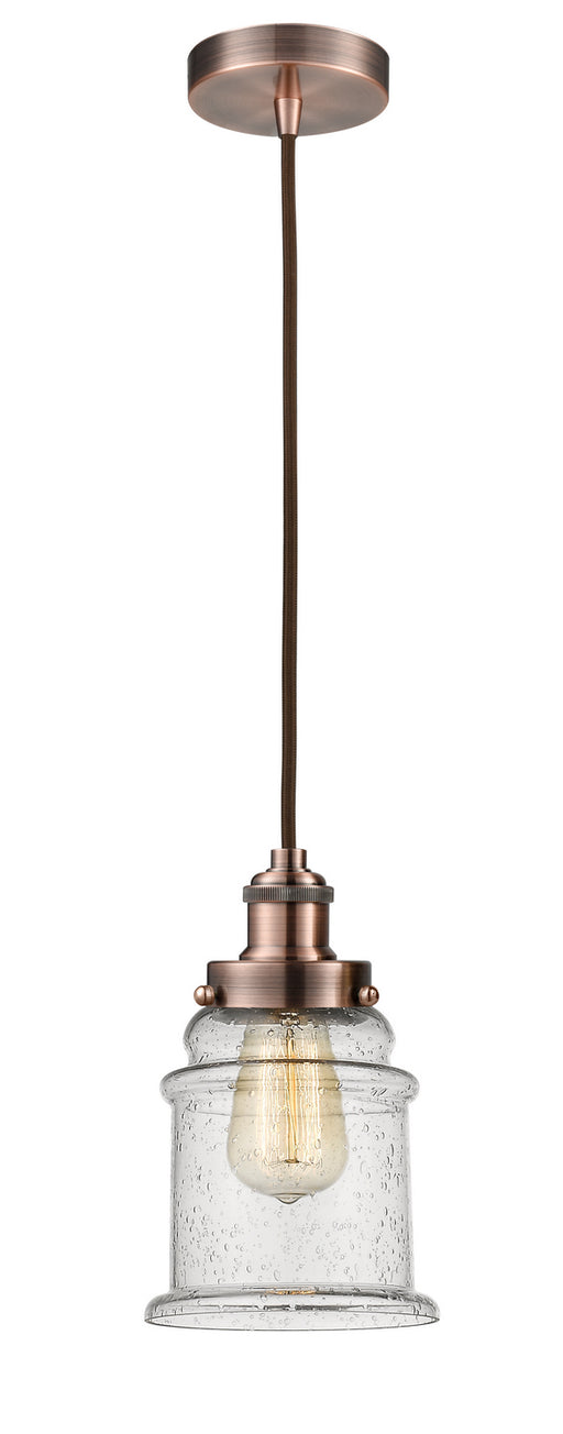 Innovations - 100AC-10BR-1H-AC-G184 - One Light Mini Pendant - Edison - Antique Copper