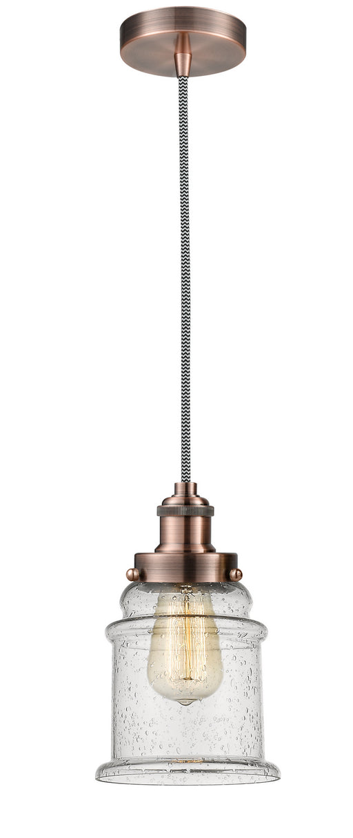 Innovations - 100AC-10BW-1H-AC-G184 - One Light Mini Pendant - Edison - Antique Copper