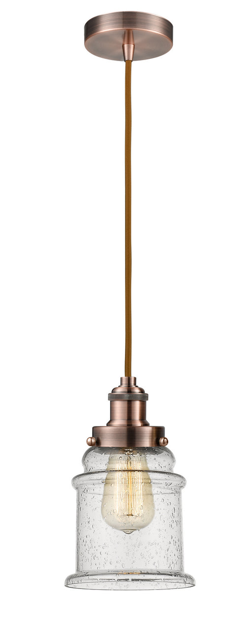 Innovations - 100AC-10CR-1H-AC-G184 - One Light Mini Pendant - Edison - Antique Copper