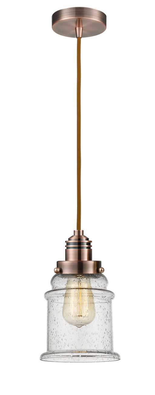 Innovations - 100AC-10CR-2H-AC-G184 - One Light Mini Pendant - Winchester - Antique Copper