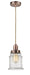 Innovations - 100AC-10RE-0H-AC-G184 - One Light Mini Pendant - Whitney - Antique Copper