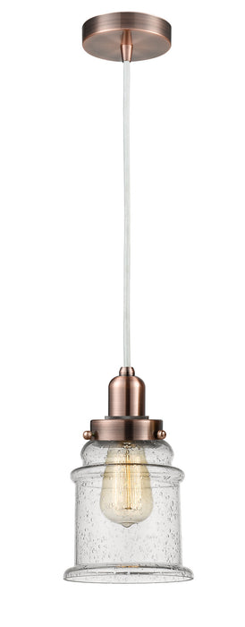 Innovations - 100AC-10W-0H-AC-G184 - One Light Mini Pendant - Whitney - Antique Copper