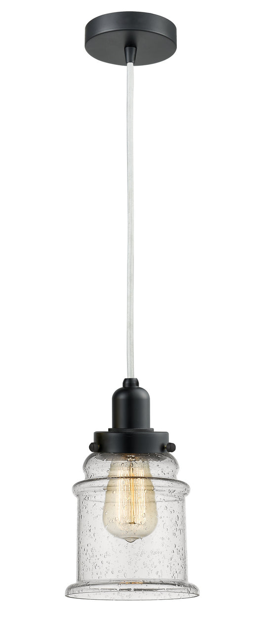 Innovations - 100BK-10W-0H-BK-G184 - One Light Mini Pendant - Whitney - Matte Black