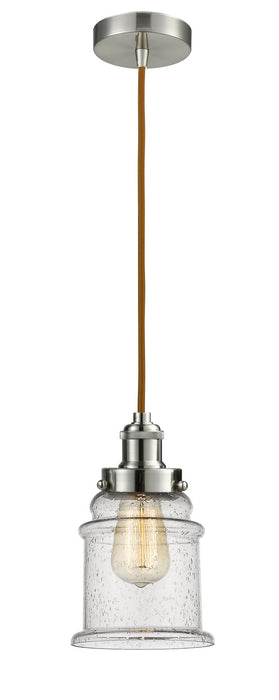 Innovations - 100SN-10CR-1H-SN-G184 - One Light Mini Pendant - Edison - Satin Nickel