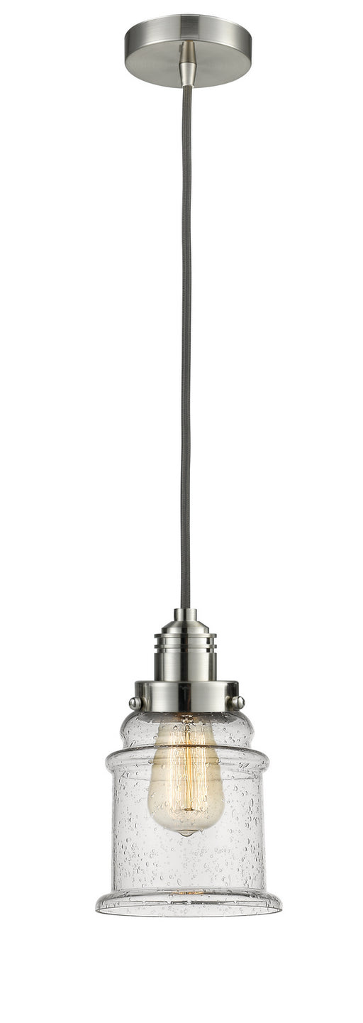 Innovations - 100SN-10GY-2H-SN-G184 - One Light Mini Pendant - Winchester - Satin Nickel