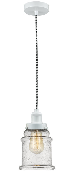 Innovations - 100W-10BW-1H-W-G184 - One Light Mini Pendant - Edison - White
