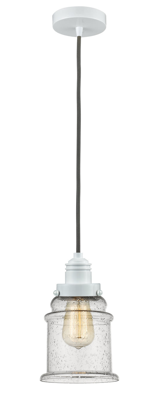 Innovations - 100W-10GY-2H-W-G184 - One Light Mini Pendant - Winchester - White