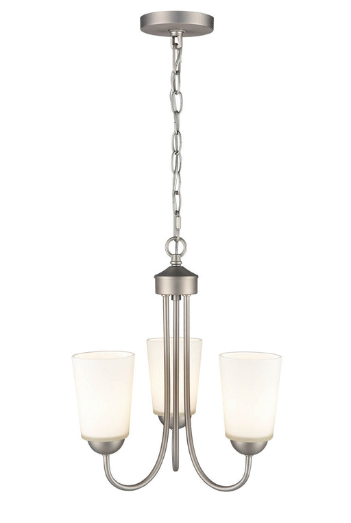 Millennium - 9803-SN - Three Light Chandelier - Ivey Lake - Satin Nickel