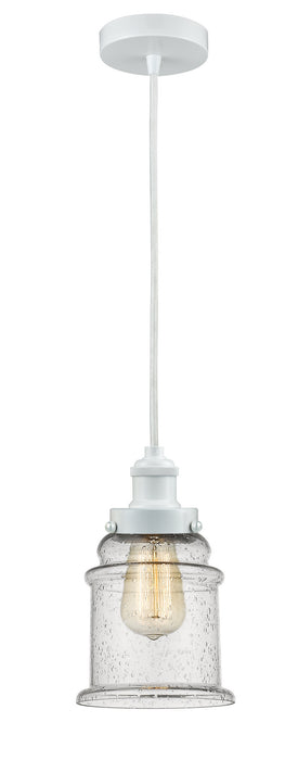 Innovations - 100W-10W-1H-W-G184 - One Light Mini Pendant - Edison - White