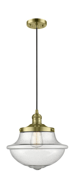Innovations - 201C-AB-G544-LED - LED Mini Pendant - Franklin Restoration - Antique Brass