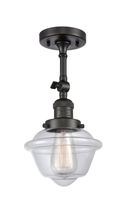 Innovations - 201F-OB-G532 - One Light Semi-Flush Mount - Franklin Restoration - Oil Rubbed Bronze