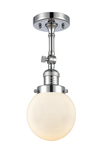 One Light Semi-Flush Mount