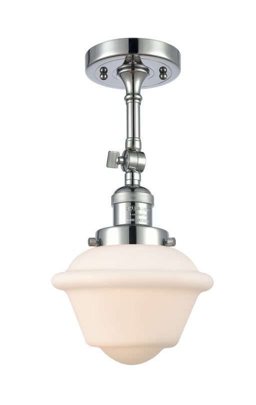 Innovations - 201F-PC-G531 - One Light Semi-Flush Mount - Franklin Restoration - Polished Chrome