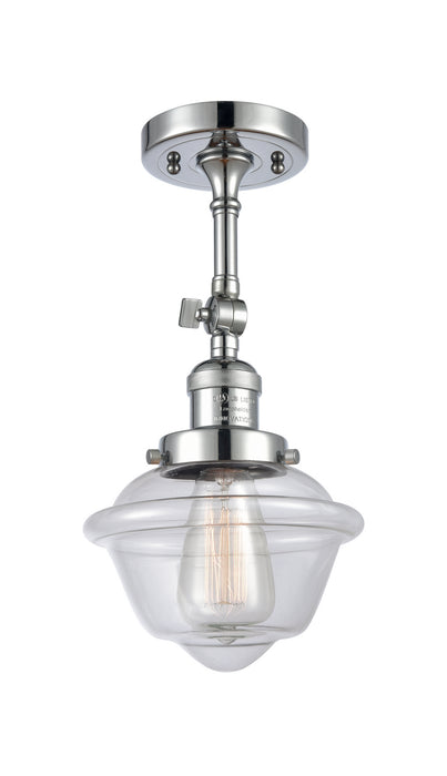 Innovations - 201F-PC-G532 - One Light Semi-Flush Mount - Franklin Restoration - Polished Chrome