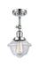 Innovations - 201F-PC-G532 - One Light Semi-Flush Mount - Franklin Restoration - Polished Chrome