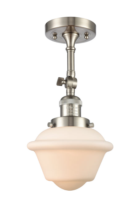 Innovations - 201F-SN-G531 - One Light Semi-Flush Mount - Franklin Restoration - Brushed Satin Nickel