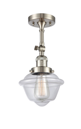 One Light Semi-Flush Mount