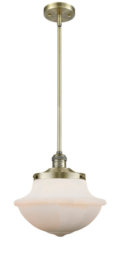 Franklin Restoration One Light Mini Pendant Antique Brass