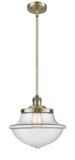 Franklin Restoration One Light Mini Pendant Antique Brass