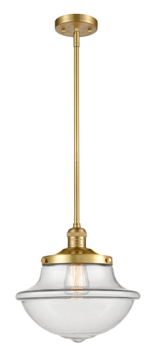Franklin Restoration One Light Mini Pendant Satin Gold
