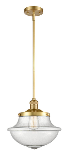 Franklin Restoration One Light Mini Pendant Satin Gold