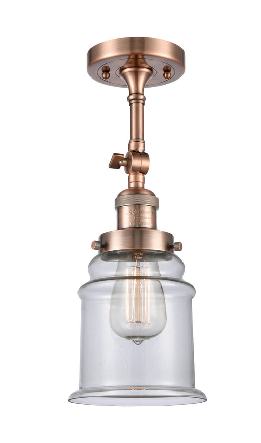 Innovations - 203-AC-G182-LED - LED Wall Sconce - Franklin Restoration - Antique Copper
