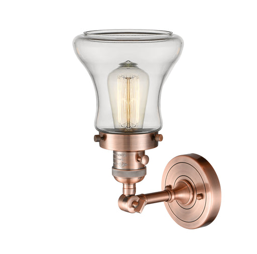 Innovations - 203SW-AC-G192 - One Light Wall Sconce - Franklin Restoration - Antique Copper