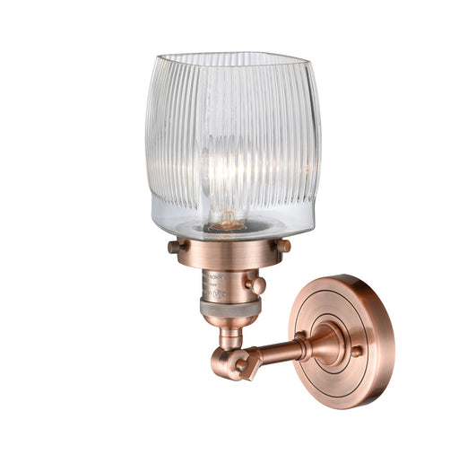 Innovations - 203SW-AC-G302 - One Light Wall Sconce - Franklin Restoration - Antique Copper
