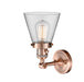 Innovations - 203SW-AC-G62 - One Light Wall Sconce - Franklin Restoration - Antique Copper