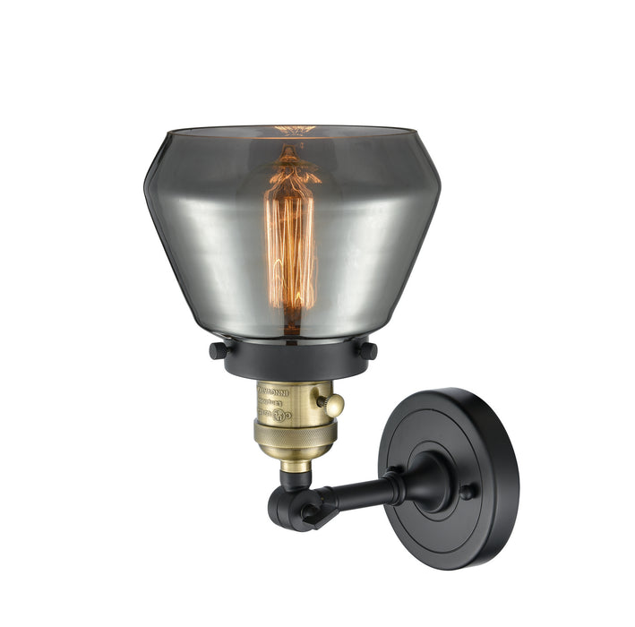 Innovations - 203SW-BAB-G173 - One Light Wall Sconce - Franklin Restoration - Black Antique Brass