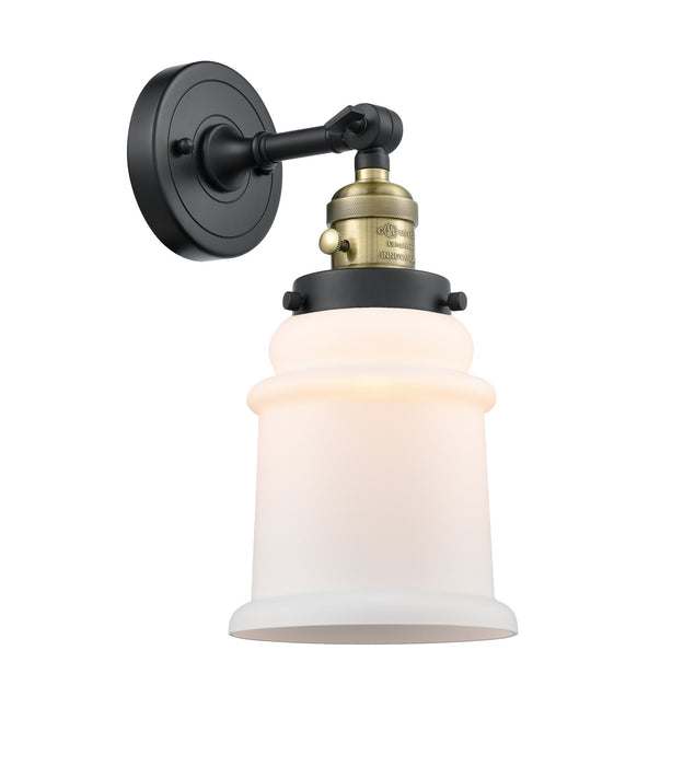 Innovations - 203SW-BAB-G181 - One Light Wall Sconce - Franklin Restoration - Black Antique Brass