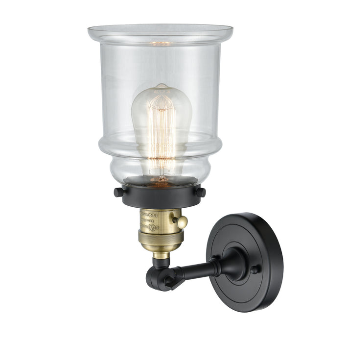 Innovations - 203SW-BAB-G182 - One Light Wall Sconce - Franklin Restoration - Black Antique Brass