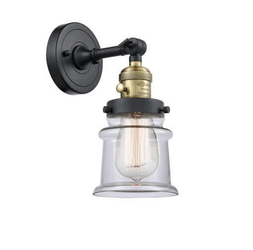 Innovations - 203SW-BAB-G182S - One Light Wall Sconce - Franklin Restoration - Black Antique Brass