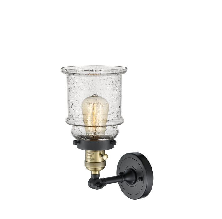 Innovations - 203SW-BAB-G184 - One Light Wall Sconce - Franklin Restoration - Black Antique Brass