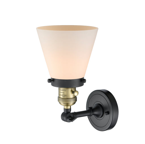 Innovations - 203SW-BAB-G61 - One Light Wall Sconce - Franklin Restoration - Black Antique Brass