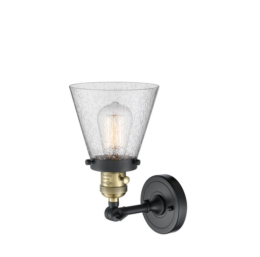 Innovations - 203SW-BAB-G64 - One Light Wall Sconce - Franklin Restoration - Black Antique Brass