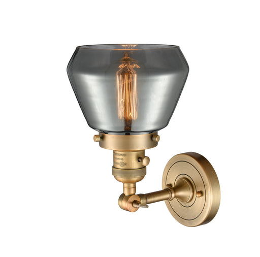Innovations - 203SW-BB-G173 - One Light Wall Sconce - Franklin Restoration - Brushed Brass