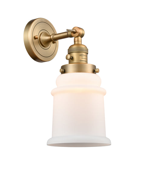 Innovations - 203SW-BB-G181 - One Light Wall Sconce - Franklin Restoration - Brushed Brass