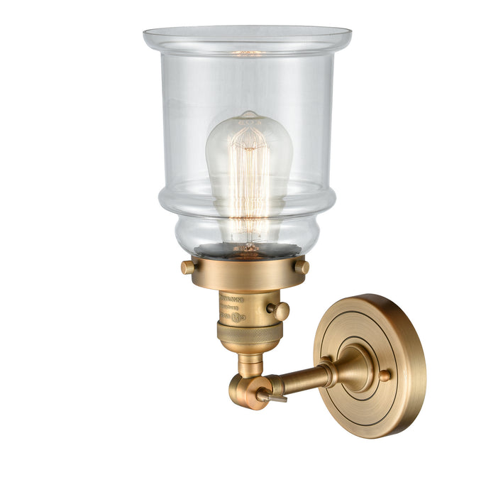 Innovations - 203SW-BB-G182 - One Light Wall Sconce - Franklin Restoration - Brushed Brass