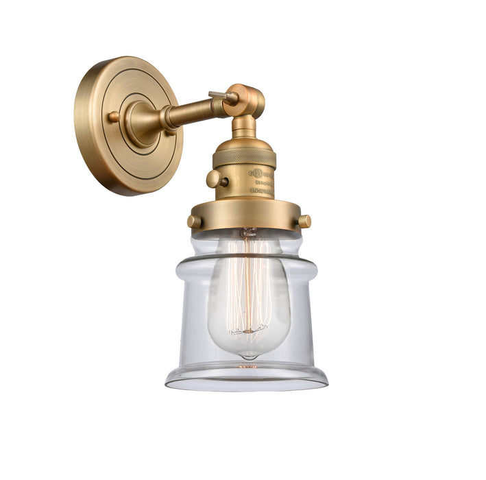 Innovations - 203SW-BB-G182S - One Light Wall Sconce - Franklin Restoration - Brushed Brass