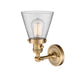 Innovations - 203SW-BB-G62 - One Light Wall Sconce - Franklin Restoration - Brushed Brass